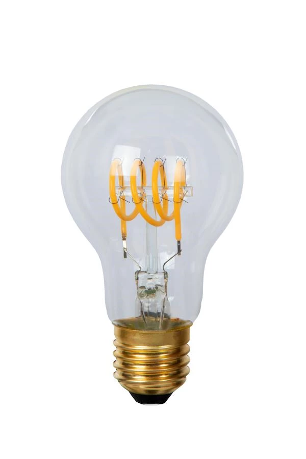 Lucide A60 - Glühfadenlampe - Ø 6 cm - LED Dim. - E27 - 1x4,9W 2700K - Transparent - ausgeschaltet